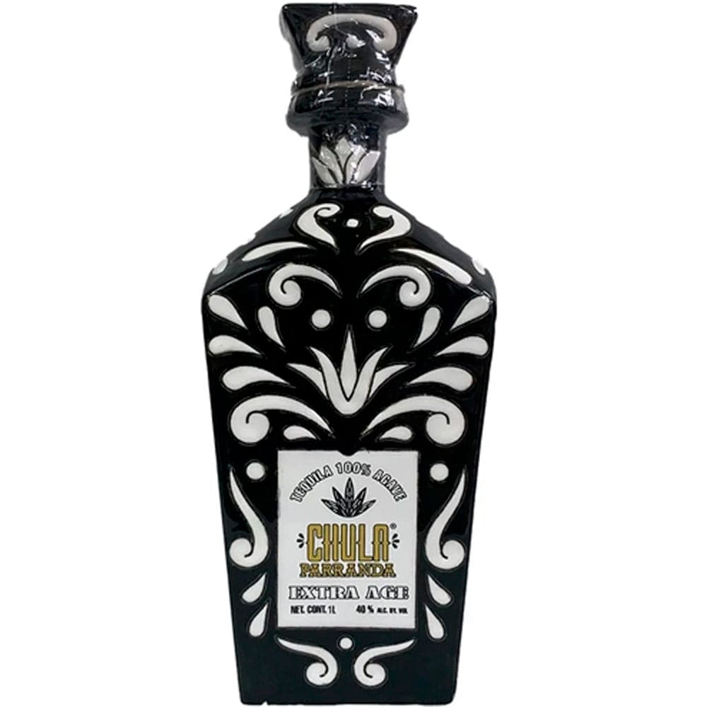 Chula Parranda Extra Age Ceramic Bottle Tequila Real Liquor