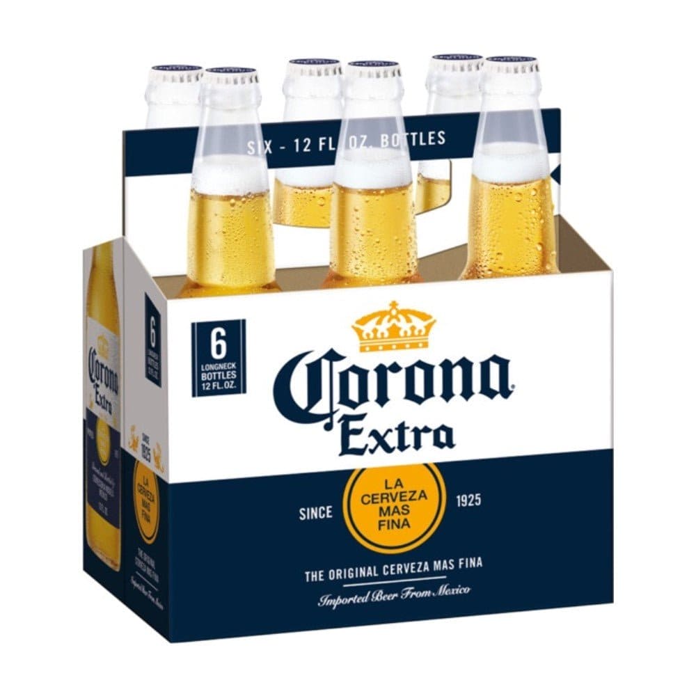 Corona Extra Lager Beer Bottles 6pk