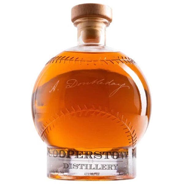 Doubleday Baseball Bourbon Whiskey Real Liquor