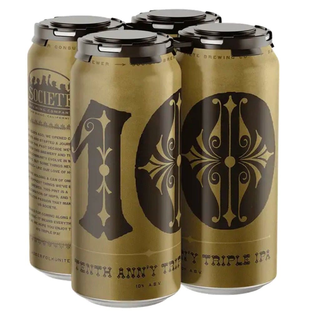 Societe Tenth Anniversary Triple IPA Beer