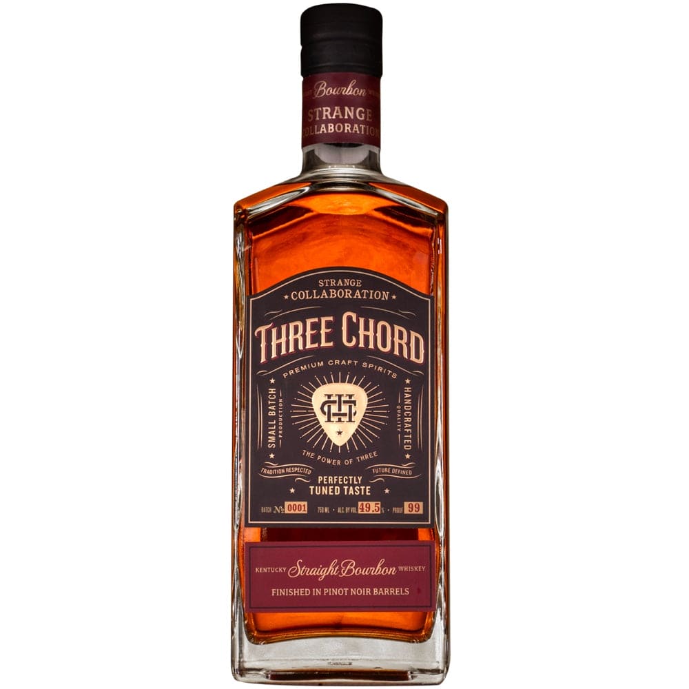 Three Chords Strange Collaboration Bourbon Whiskey Real Liquor