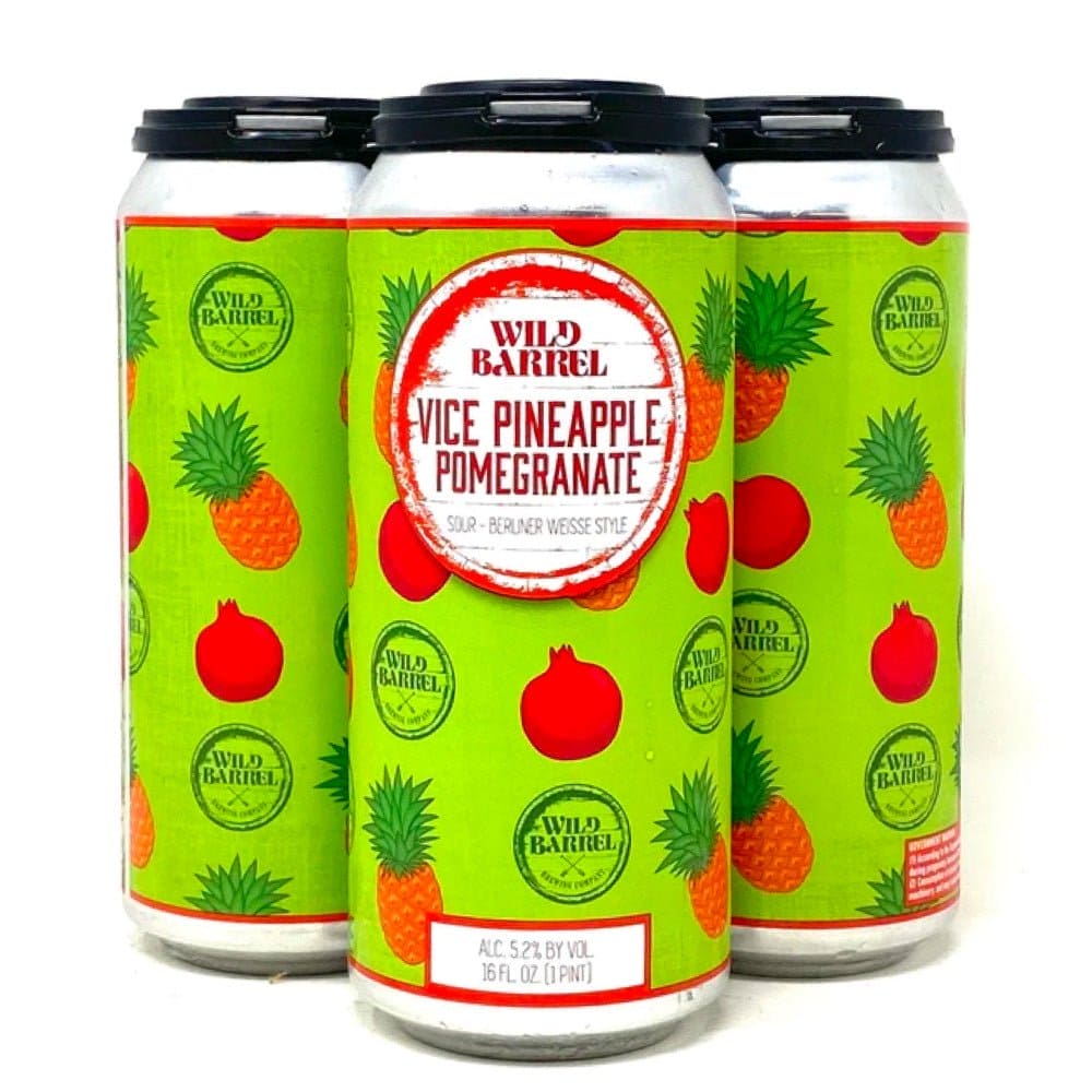 Wild Barrel Vice Pineapple Pomegranate Sour Ale Beer