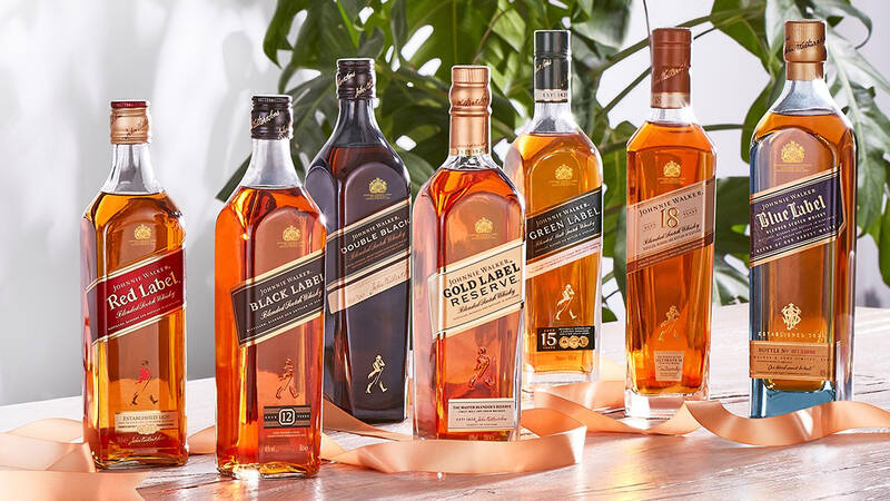 What are the levels of Johnnie Walker?