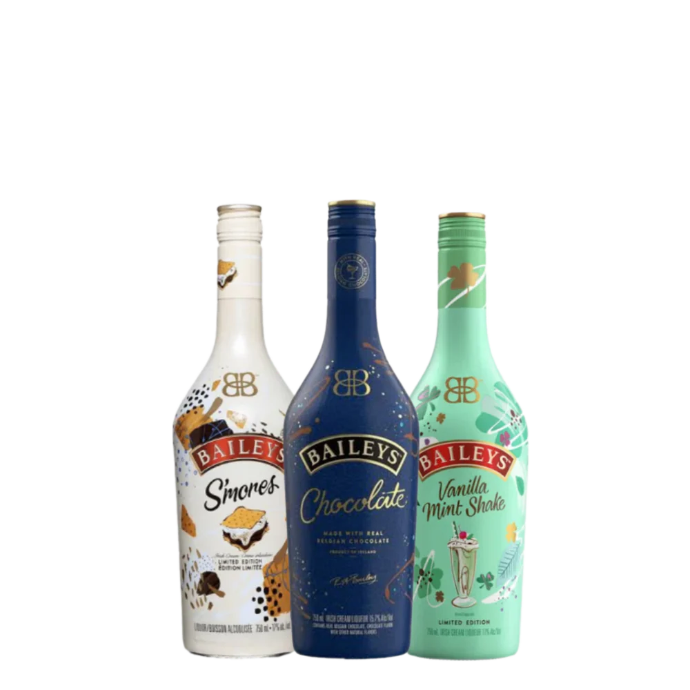 Baileys Limited Edition 3 Bottle Bundle: The Ultimate Threesome for Your Liquor Cabinet