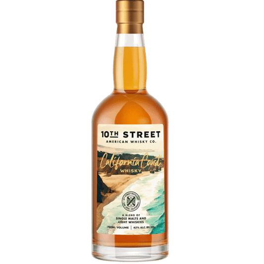 10th Street Blended American Whiskey California Coast Premium Whiskey - 750ML Bourbon