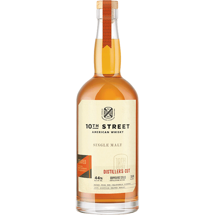 10th Street Peated Single Malt Distillers Cut American Whisky - 750ML American