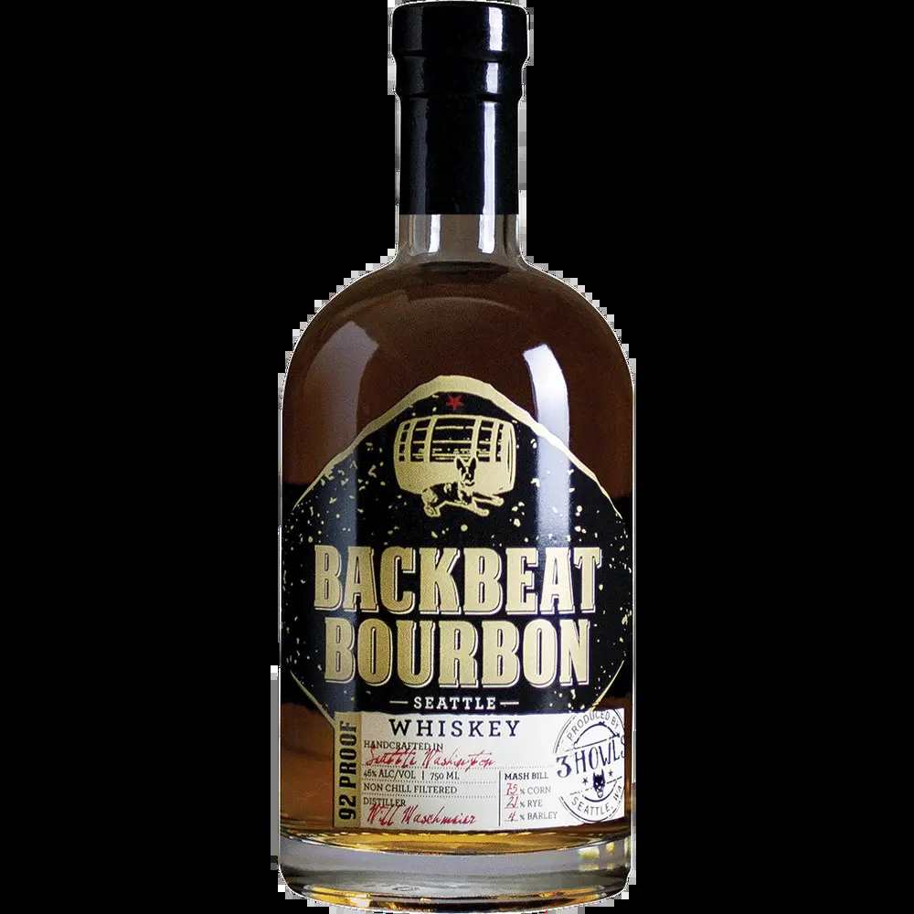 【3 Howls】バックビートバーボン BACKBEAT BOURBON 3 Howls Backbeat Bourbon - 750ML