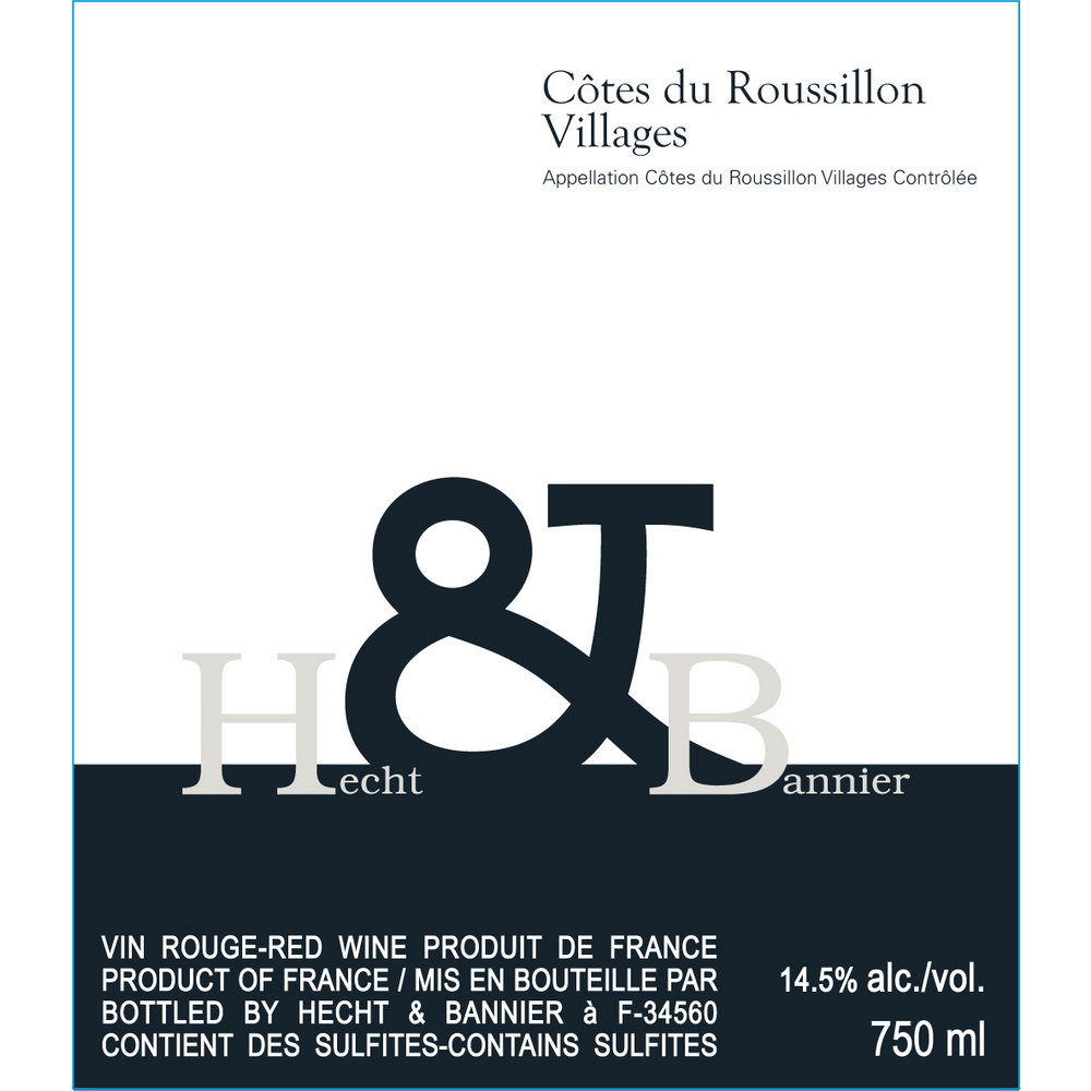 Hecht & Bannier Cotes Du Roussillon Villages Red Blend - 750ML 