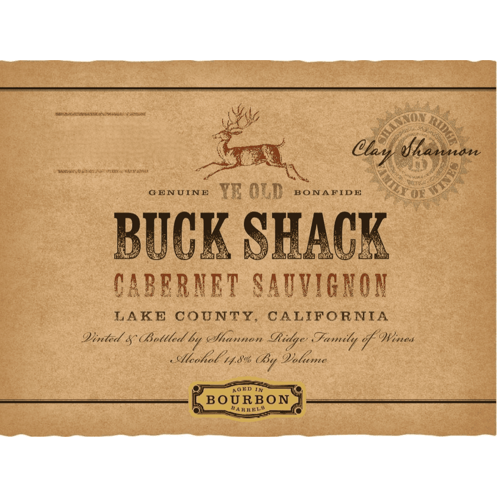 Buck Shack Lil' Fatty Lake County Bourbon Barrel Cabernet Sauvignon 750ml 