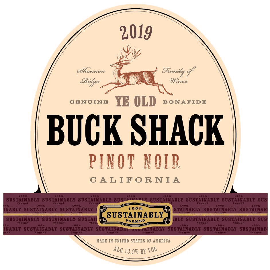 Buck Shack Lil' Fatty Lake County Pinot Noir 750ml 