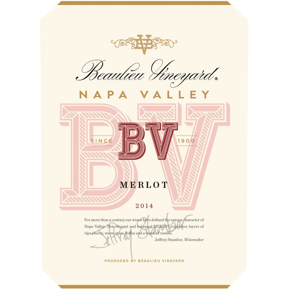 Beaulieu Vineyard Napa Valley Merlot 750ml 