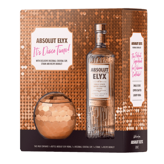 Absolut Elyx Handcrafted Vodka  with Disco Ball Cup - 750ML Vodka