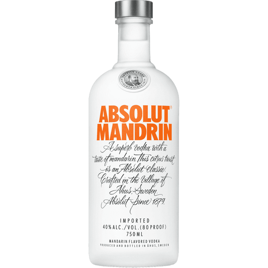 Absolut Mandrin Flavored Vodka - 750ML Vodka