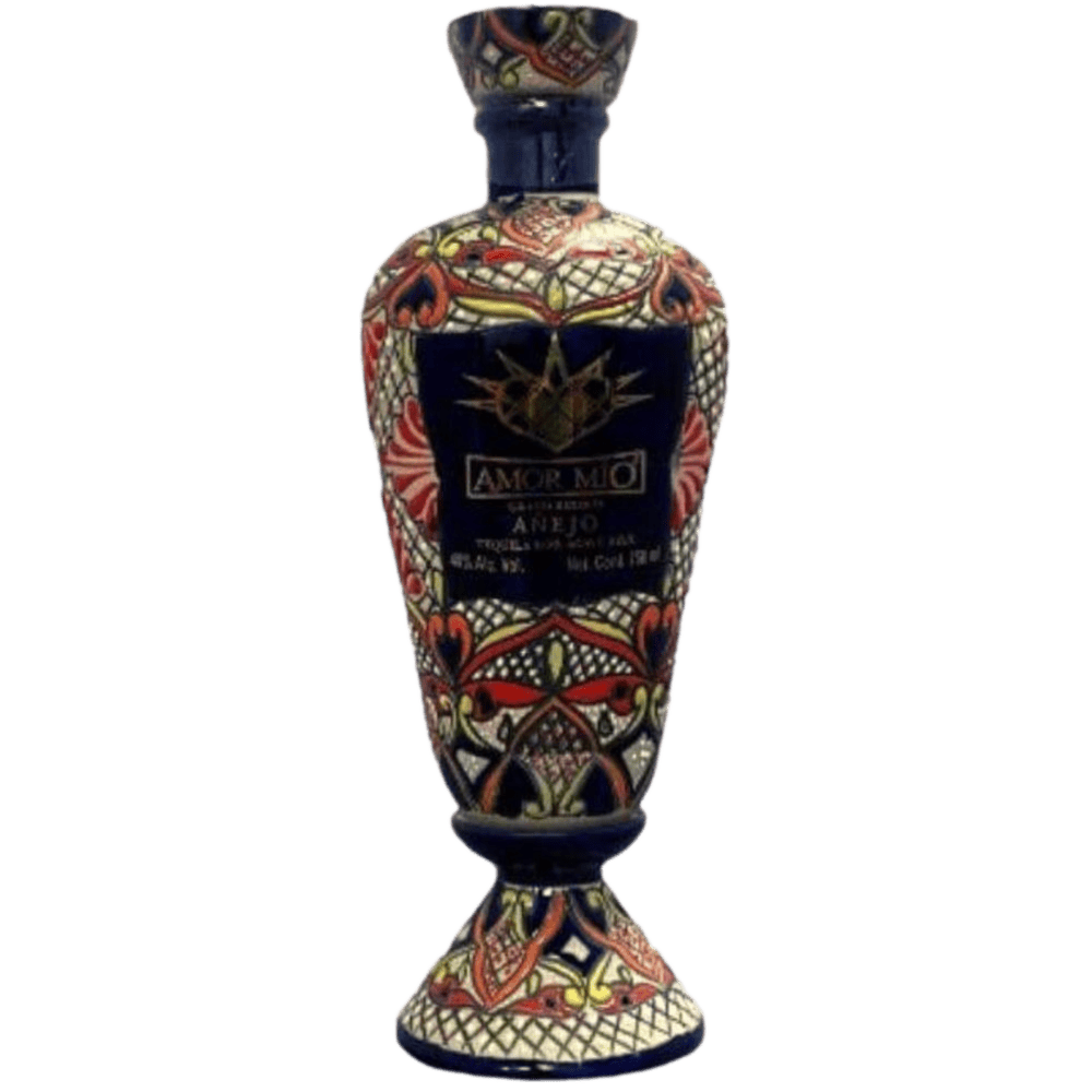 Amor Mio Gran Reserva Rainbow Ceramic Anejo Tequila Tequila