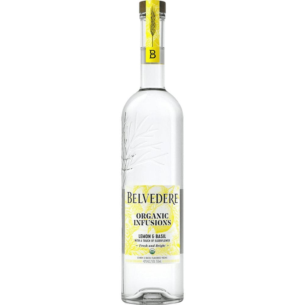 Belvedere Organic Infusions Lemon & Basil Vodka 