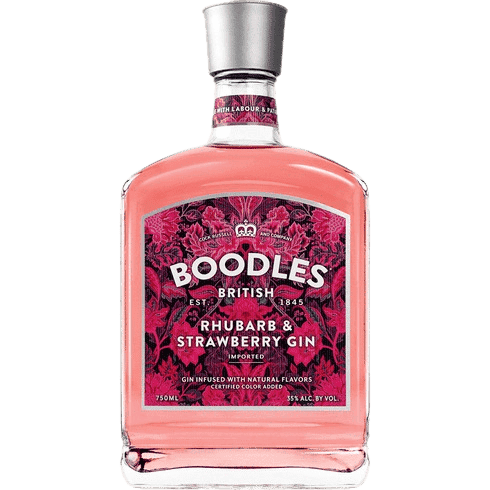 Boodles Rhubarb Strawberry Gin - 750ML 