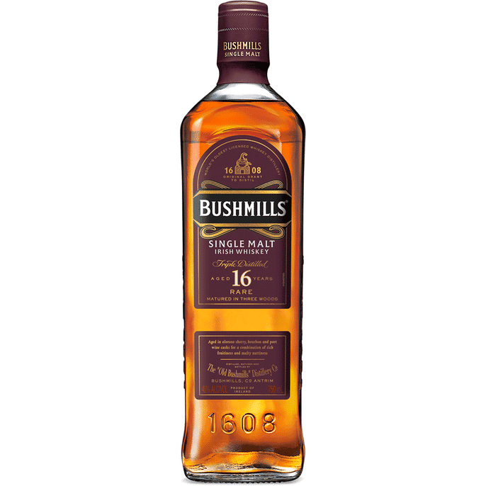 Bushmills 16 Year Single Malt Irish Whiskey 