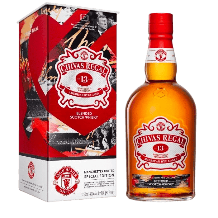 Chivas Regal 13 Year Old Manchester United Special Edition - 750ML 