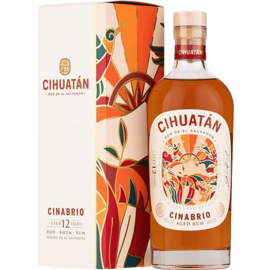 Cihuatan 12 Year Old Cinabrio Aged Rum - 750ML 