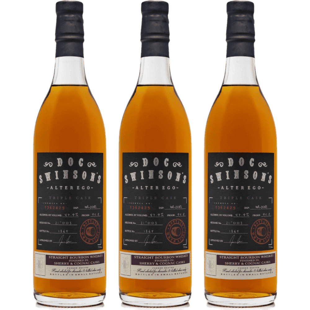 Doc Swinson's Alter Ego Bourbon 3 pack - 750ML 
