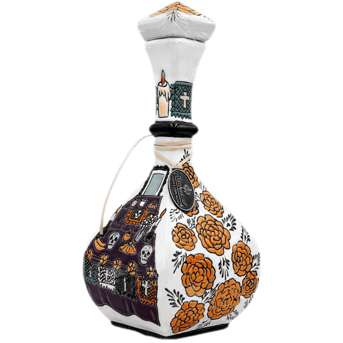 Dulce Amargura Day of the Dead Reposado Tequila White Decanter - 1L 