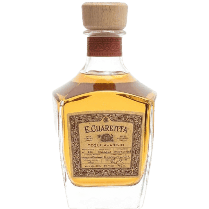 E. Cuarenta Tequila Anejo - 750ML 