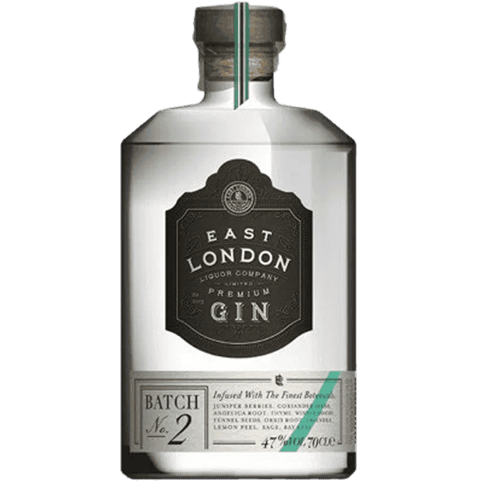 East London Liquor Company Premium Gin Batch No. 2 - 750ML 