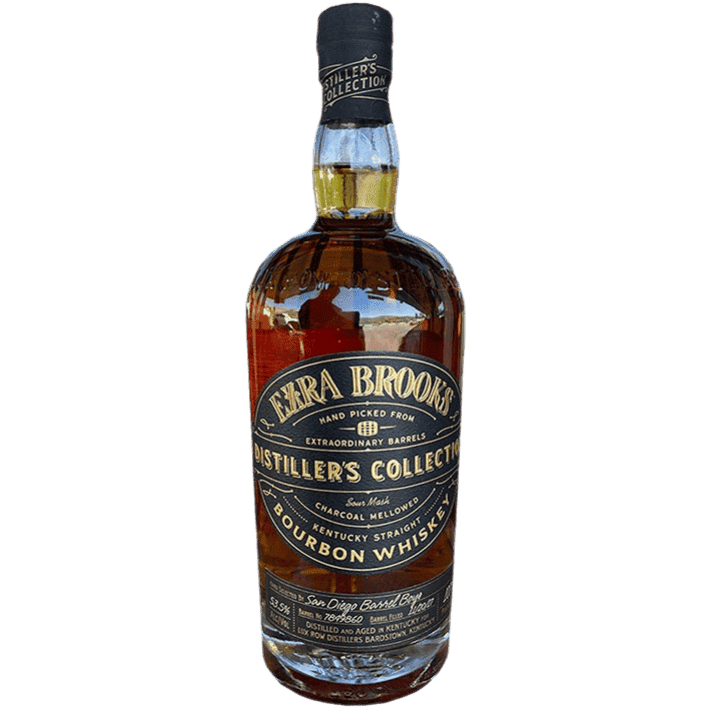 Ezra Brooks Distillers Collection Kentucky Straight Bourbon Whiskey Selected by San Diego Barrel Boys - 750ML 