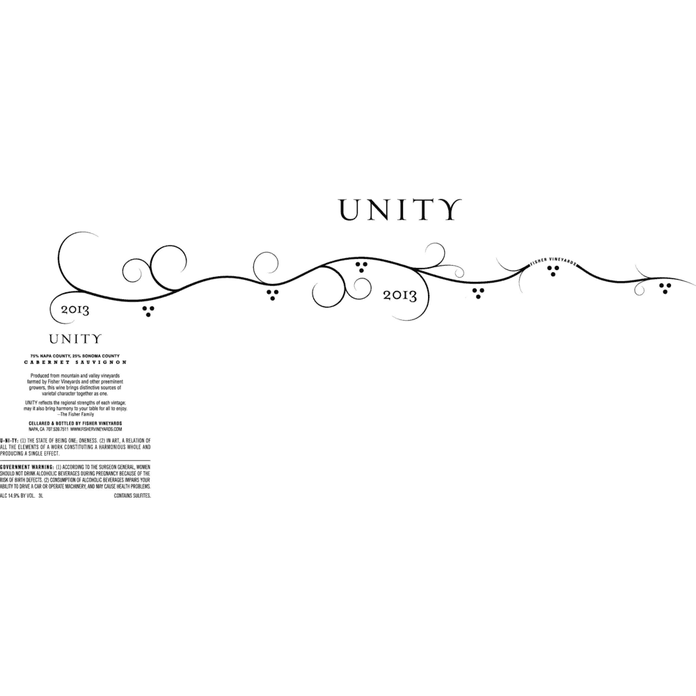 Fisher Vineyards Unity Napa Cabernet Sauvignon - 750ML