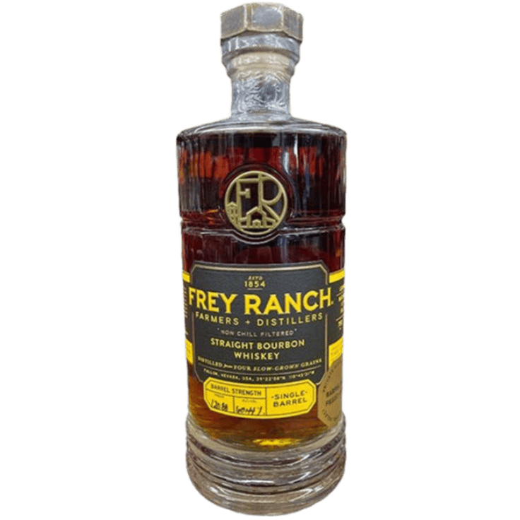 Frey Ranch San Diego Barrel Boys Single Barrel Select Bourbon Whiskey 'Black and Yellow' - 750ML 