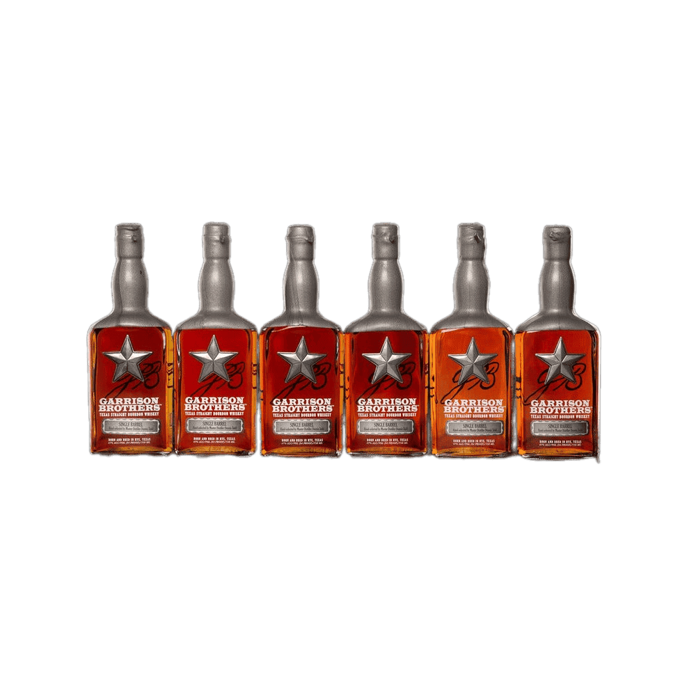 Garrison Brothers Distillery Single Barrel Bourbon Whiskey 6 Pack - 750ML 