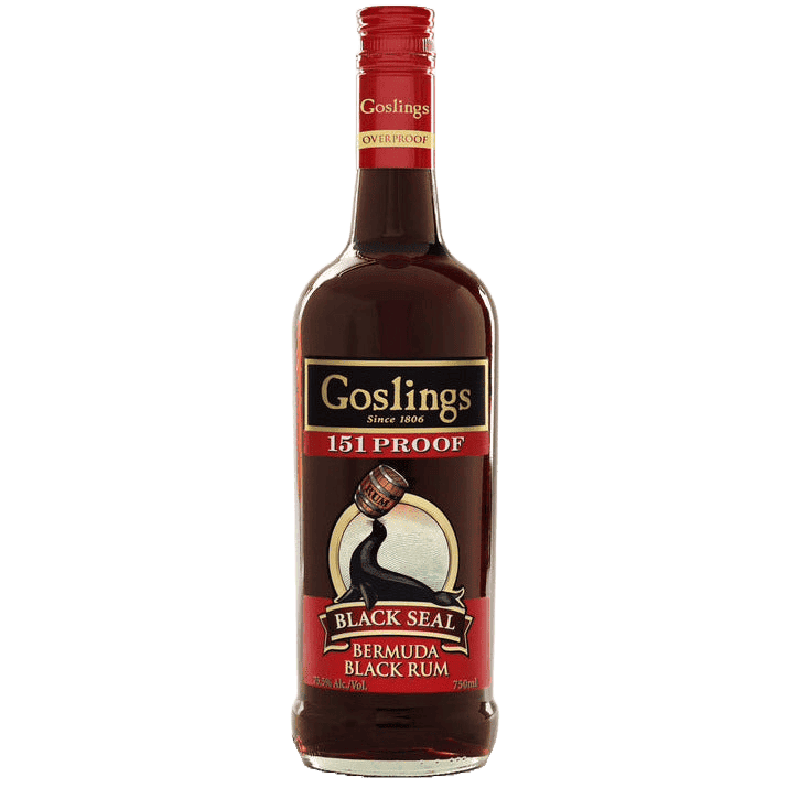 Goslings Black Rum Black Seal 151 - 750ML 