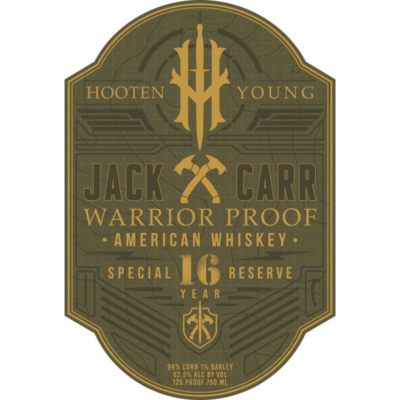 Hooten Young Jack Carr Warrior Proof 16 Year Old American Whiskey - 750ML 