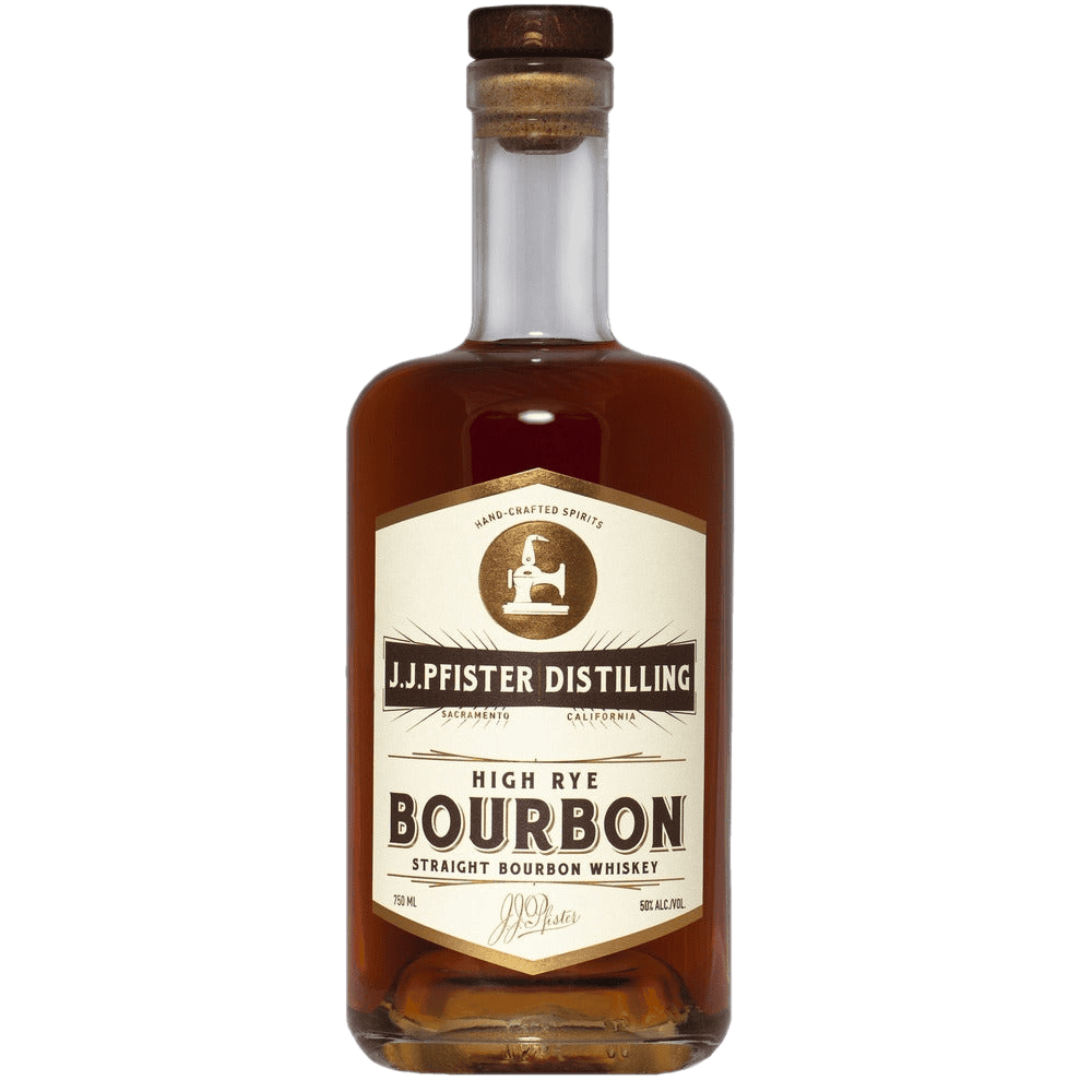 J.J. Pfister Distilling High Rye Straight Bourbon Whiskey 100 Proof