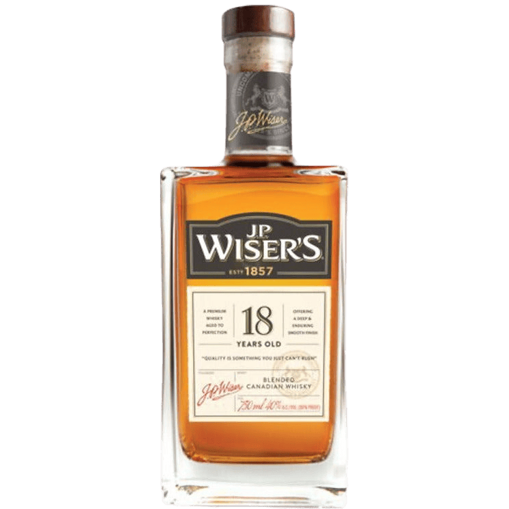J.P. Wiser's Canadian Whisky Deluxe Very Old 18 Yr - 750ML 