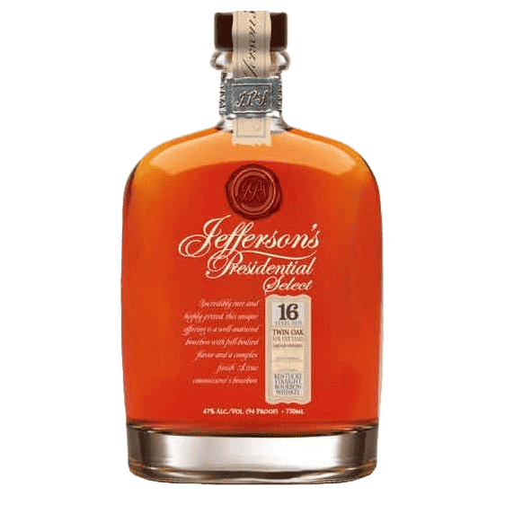 Jefferson's Presidential Select 16 Year Old Twin Oak Straight Bourbon - 750ML 