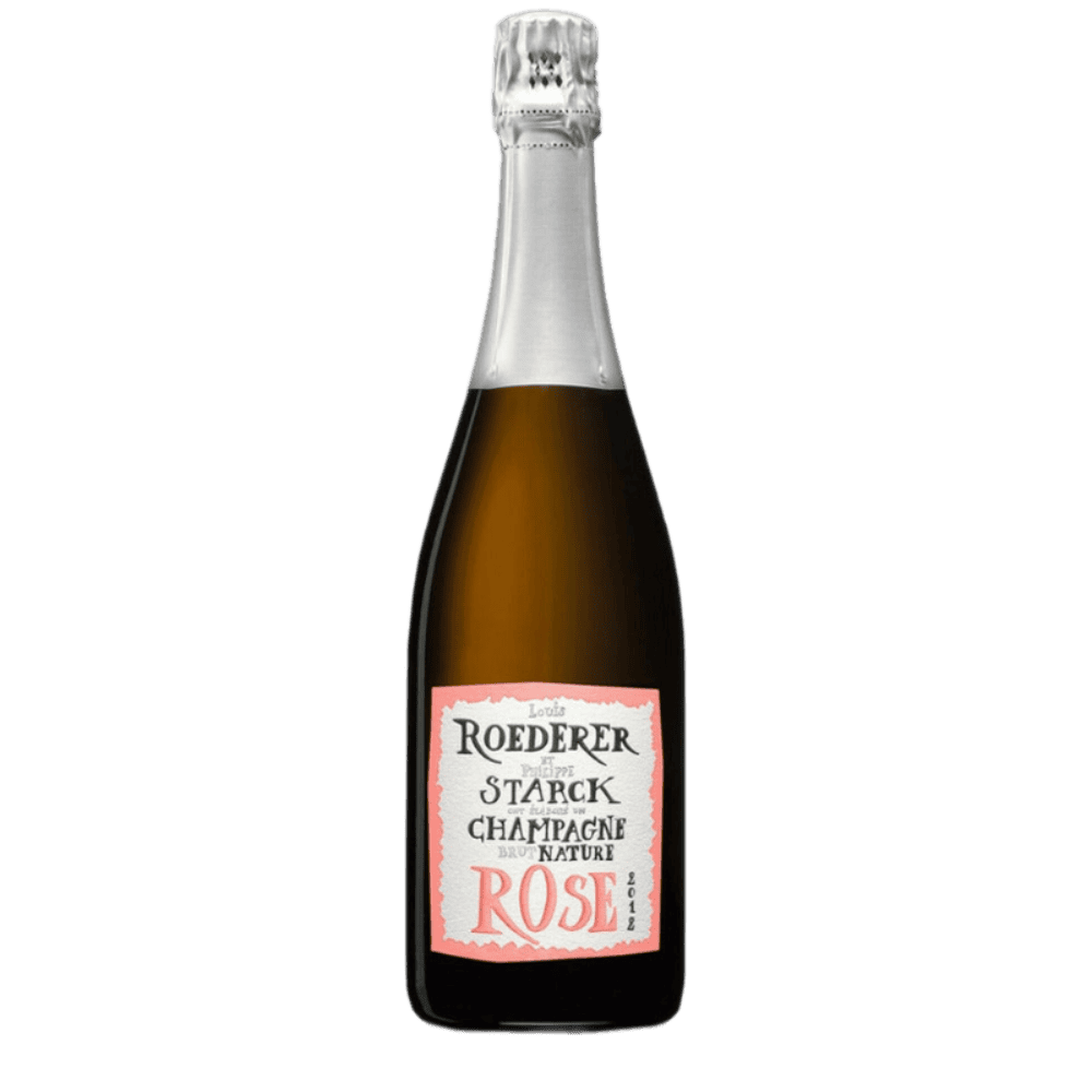 Louis Roederer Champagne Brut Nature Rose Louis Roederer Et Philippe Starck - 750ML 