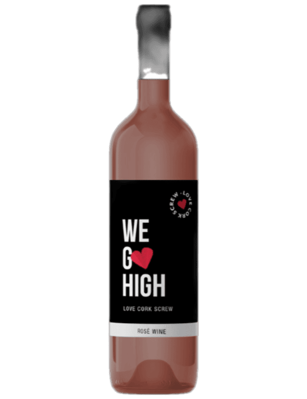 Love Cork Screw We Go High Rose - 750ml 