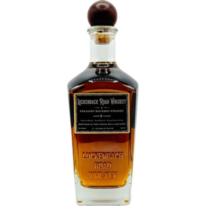 Luckenbach Road Whiskey 3 Years Old Small Batch Straight Bourbon Whiskey - 750ML 
