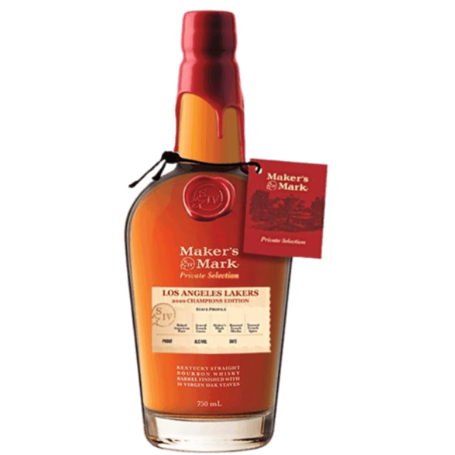 Makers Mark Private Selection Lakers 2020 Championship Edition - 750ML 