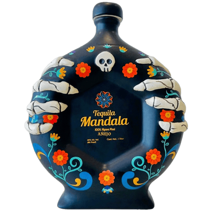 Mandala Limited Edition Ceramic Dia de los Muertos Anejo Tequila 2022 - 750ML 
