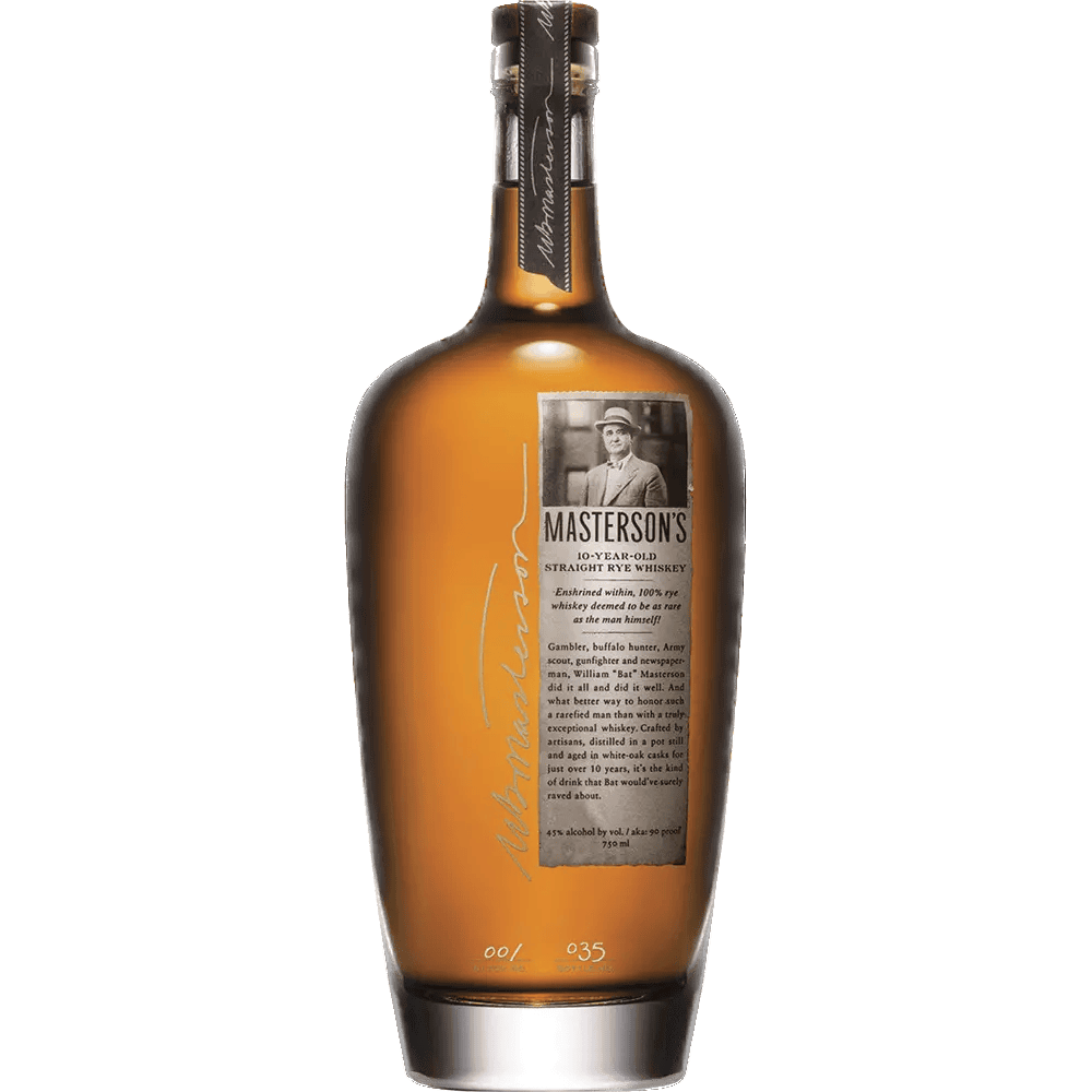 Masterson's Rye Whiskey 10 Year Real Liquor