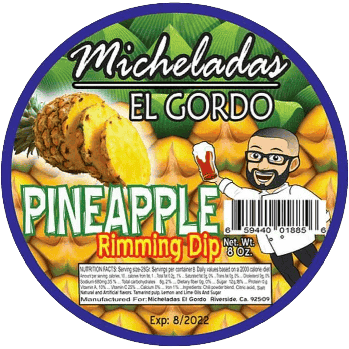 Micheladas El Gordo Pineapple Rimming Dip Chamoy - 750ML 