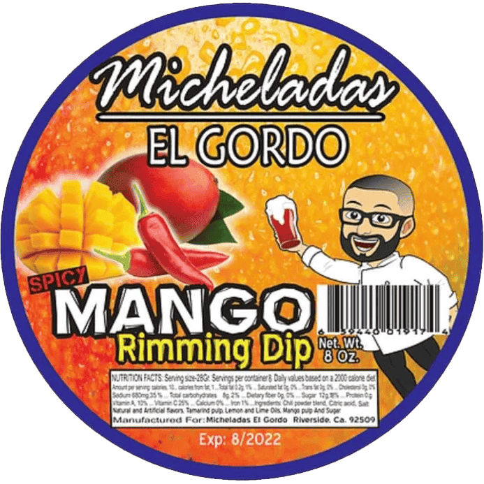 Micheladas El Gordo Spicy Mango Rimming Dip Chamoy - 750ML 