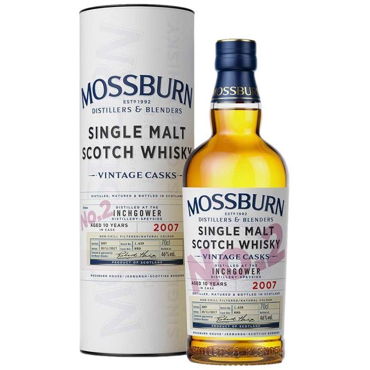 Mossburn Single Malt Scotch Inchgower Distillery Vintage Casks No. 2 10 Yr - 750ML 