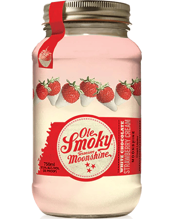 Ole Smoky® Moonshine White Chocolate Strawberry-Cream - 750ML