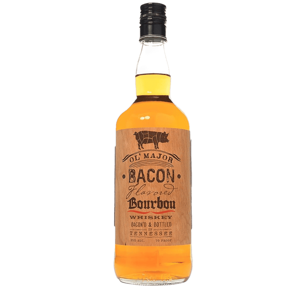 Ol Major bacon Flavored Bourbon - 750ML 