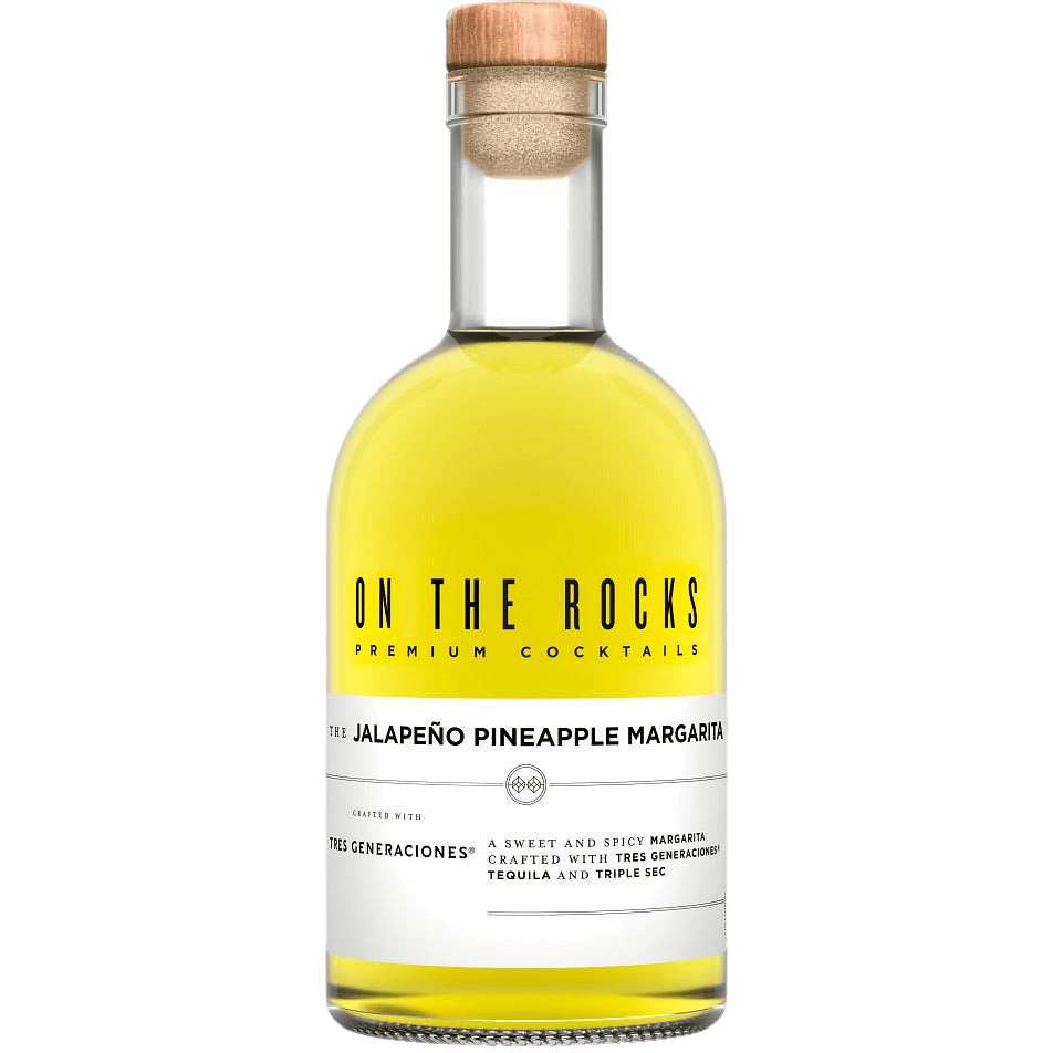 On The Rocks Tres Generaciones Jalapeno Pineapple Margarita Ready to Drink Cocktail - 750ML 