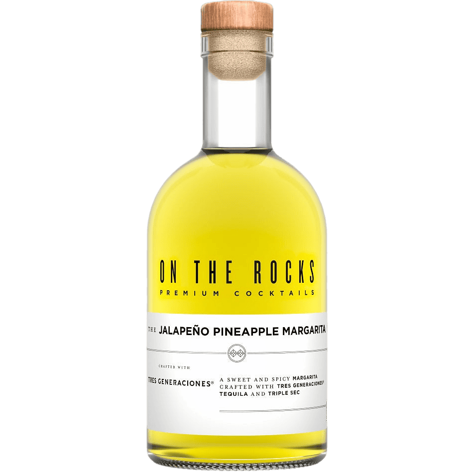 On The Rocks Tres Generaciones Jalapeno Pineapple Margarita Ready to Drink Cocktail - 750ML 