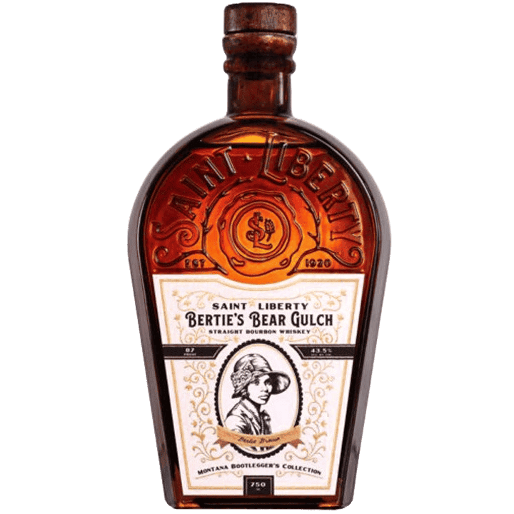 Saint Liberty Straight Bourbon Bertie's Bear Gulch Montana Bootlegger's Collection 4 Yr - 750ML 